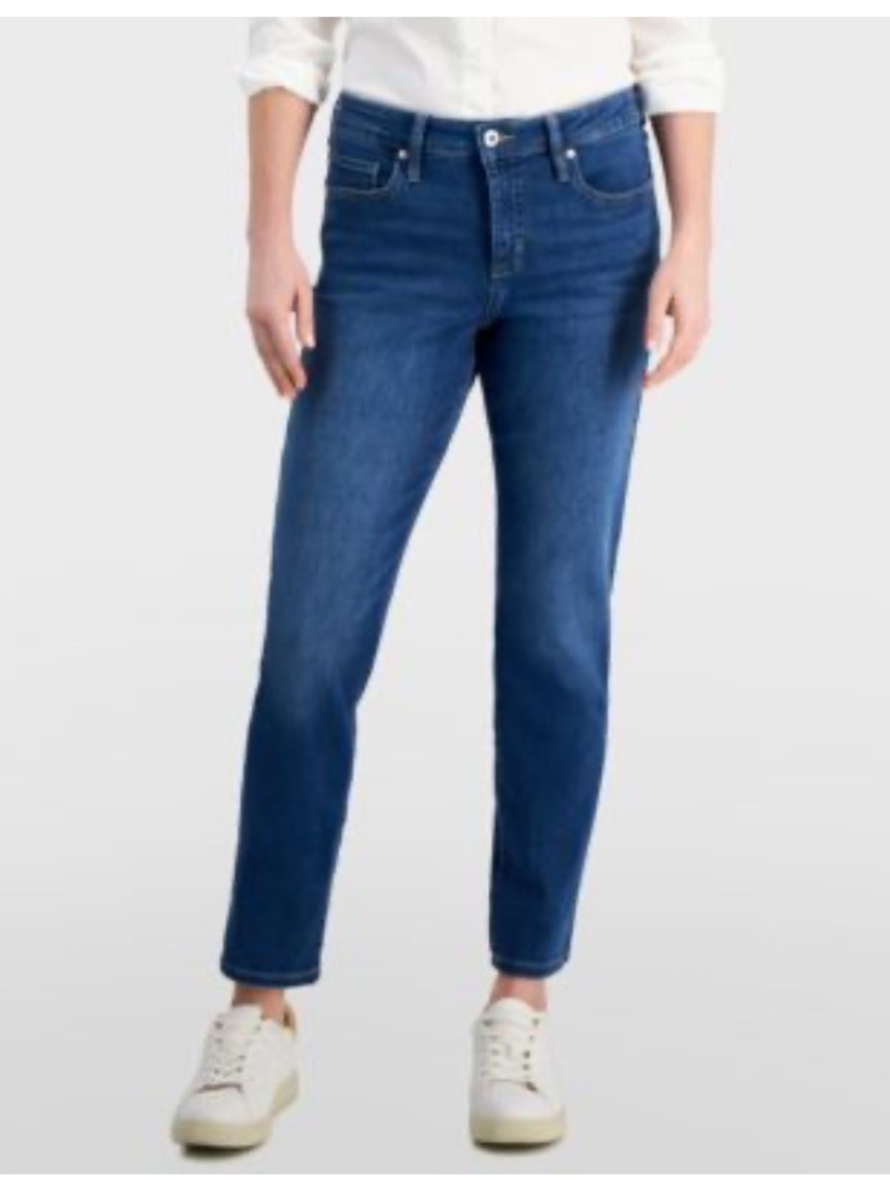 STYLE & Co Dark Blue Straight-Leg Jeans 8